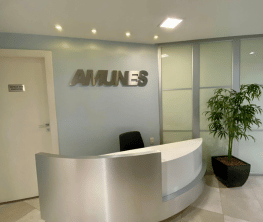 Foto da recepção da Amunes